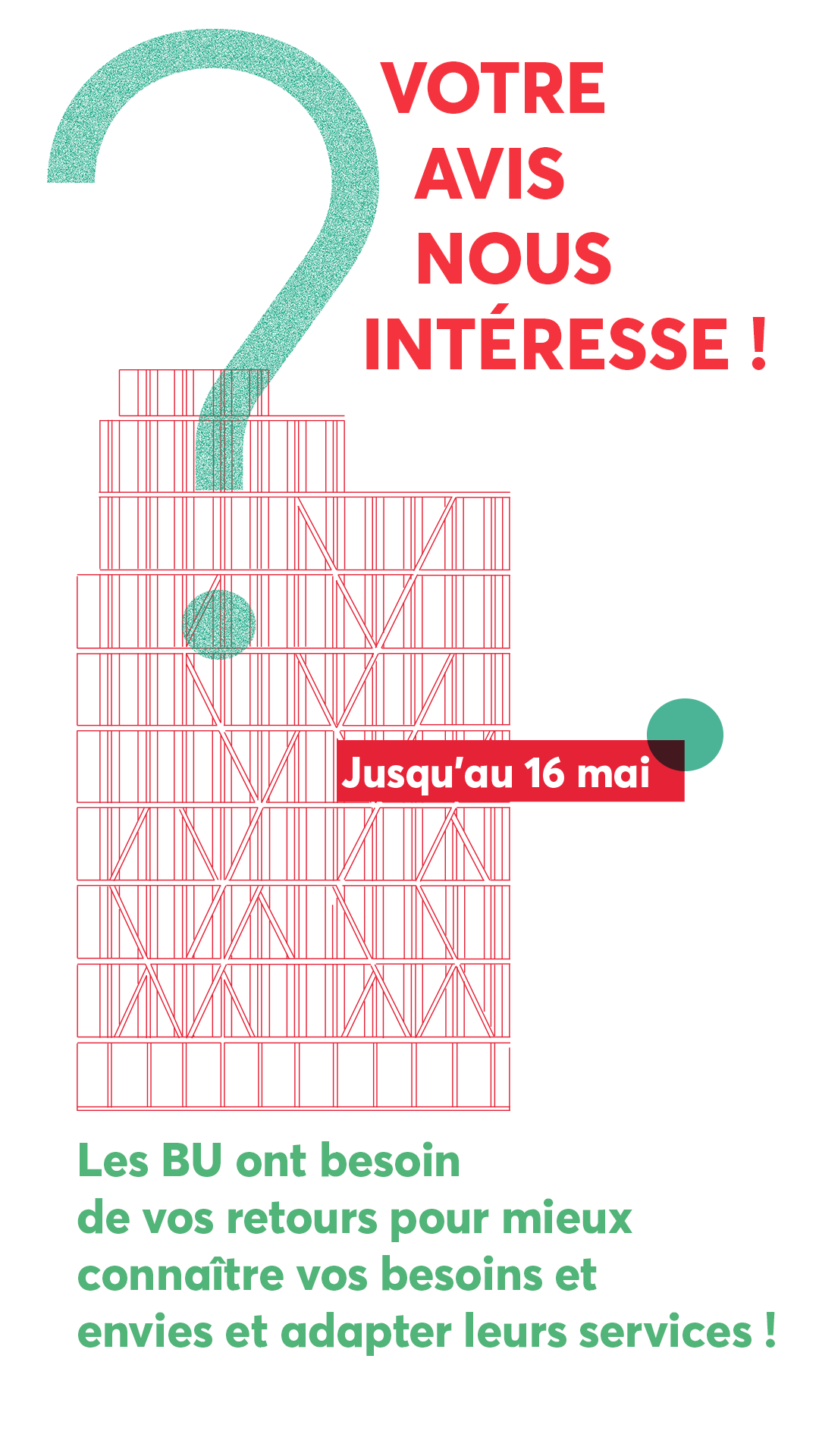 Affiche enquête BU 2025
